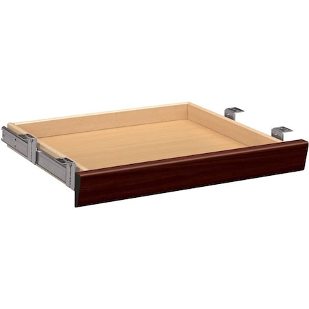 Hon Center Drawer, f/Single Ped., 22"x15-3/8"x2-1/2", Mahogany HON1522N